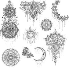 See more ideas about filigree tattoo, tattoos, filigree. Small Mandala Tattoo Stencil Novocom Top