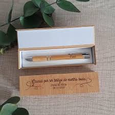 Boligrafos con sello de goma goldring orígen austria acero. Boligrafo Personalizado Gracias Por Ser Nuestro Testigo De Boda Febrero 2021