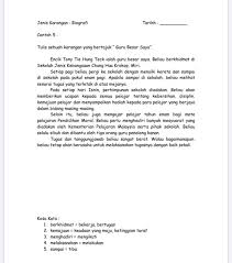 Aku sebatang pen add to my workbooks (0). Contoh Karangan Biografi Tentang Ibu Saya Tulisan