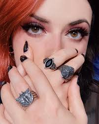 8 Point Star Stainless Steel Ring