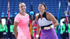Sabalenka edges out doubles partner mertens. Ao Mertens Sabalenka Wind Down Partnership With Second Slam Title