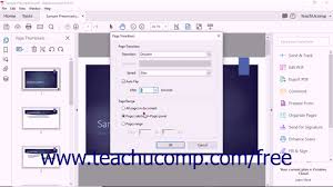 Acrobat Pro Dc Tutorial Adding Page Transitions Adobe Acrobat Pro Dc Training Tutorial Course Youtube