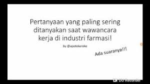In this review, i will answer your questions and give you 4 reasons why i don't recommend farmasi us! Pertanyaan Yang Paling Sering Ditanyakan Saat Wawancara Kerja Di Industri Farmasi Youtube