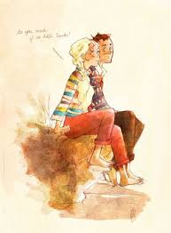 I M All For Luna Rolf And Neville Hannah But This Was Too Cute To Pass Up Harry Potter Fan Art Harry Potter Art Harry Potter Drawings