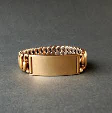 Vintage Men S Id Bracelet If You Had A Boyfriend In The 70 S You Wore His Id Bracelet With His N Mens Id Bracelets Diy Bracelets And Anklets Bracelets For Men