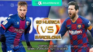 Messi golpea el balón para marcar el cuarto gol del barcelona este lunes ante el. Prediksi Sd Huesca Vs Barcelona 4 Januari 2021 Bolaterkini