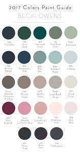 2017 Colors Paint Guide Home Decor 2017 Wandfarbe Farbtone Wandfarbe Farbinspiration