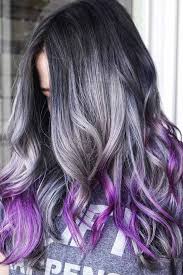 Black And Silver Ombre Most Popular Ideas For Blonde Ombre Hair Color Hair Color Purple Silver Ombre Hair Grey Hair Color