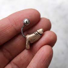 Dick Penis Mature Belly Button Ring Titanium or Surgical - Etsy Canada