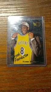 This is an original, authentic kobe bryant rookie card produced by fleer in 1996. Rare 1996 97 Fleer Metal 137 Fresh Foundation Kobe Bry