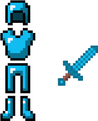 Find it in a bastion treasure chest: Download Hd Diamond Armor And Sword Minecraft Diamond Armor Transparent Png Image Nicepng Com