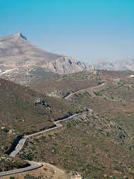 Free Images : landscape, walking, road, hill, adventure, valley, mountain range, island, endless, terrain, ridge, geology, mountains, badlands, curvy, plateau, greece, wide, cyclades, wadi, landform, aerial photography, amorgos, mountain pass, karg ...