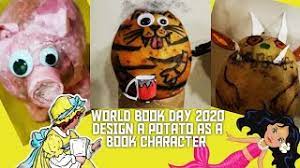 This year we kept the focus on books and asked our children to decorate a potato as their favourite book character. World Book Day 2020 Design A Potato As A Book Character Ideas Youtube