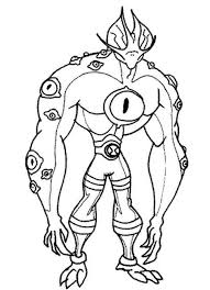 Ben 10 Ultimate Alien Colouring Pages Printable