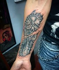 Very nice black and white mechanical heart tattoo stencil. 50 3d Biomechanical Tattoos Designs For Men 2021