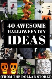 Dollar Store Halloween Decoration Ideas High End Look On The Cheap Dollar Store Halloween Decorations Dollar Tree Halloween Decor Diy Halloween Decorations