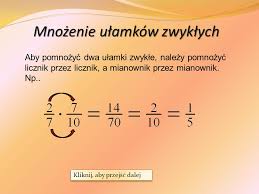 Obliczanie jaka część figury jest. Mnozenie I Dzielenie Ulamkow Zwyklych Ppt Pobierz