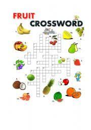 Fruit Crossword Worksheet By Cendra Crossword Grammar For Kids Fruit