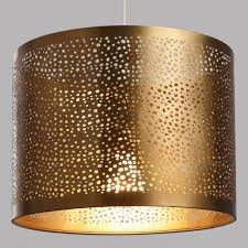 Pierced Antique Brass Drum Table Lamp Shade V1 49 99 Lampshades Drum Pendant Lamp Modern Lamp Shades Lamp Shade