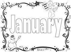 Start The New Year With A January Coloring Page Song New Year Coloring Pages Coloring Pages Months In A Year