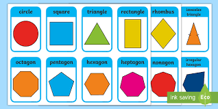 Oct 24, 2015 · shapes & geometry learn the concept and the names of some 3 dimensional shapes with these free printable shapes flash cards. 2d Shape Cards Pictures Of Shapes For Toddlers Children