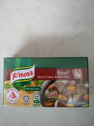 Dissolve a cube in 1l of boiling water. Knoll Beef Stock Cubes Food Drinks Instant Food On Carousell