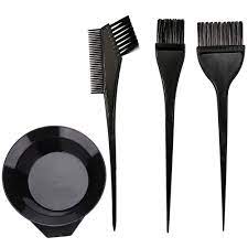 Hair colouring board hairdressing tints dyes colours applicator coloring tool. Amazon Com Hair Dye Color Brush And Bowl Set 4pcs Color Bowl Brushes Tool Mixing Bowl Kit Tint Comb For Hair Tint Dying Coloring Applicator Beauty