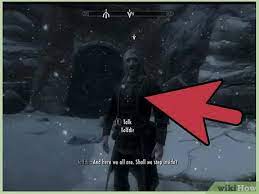 Stand as shown in the screen above (opposite to the locked grate) and approach the pillars in the order below How To Use The Saarthal Amulet In Skyrim 11 Steps With Pictures