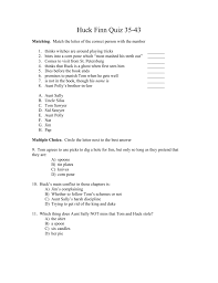 · 3) what secret does tom keep from huck and jim during . Huck Finn Quiz 35 43 Illini West High School