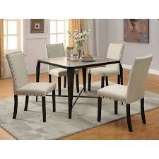 Acme Furniture Old Lake Ii 5 Piece Rectangular Dining Table Set Walmart Com In 2020 Rectangular Dining Table Black Dining Chairs Oak Dining Table