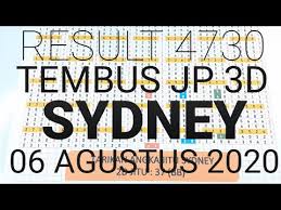 Tarikan Angka Paito Jitu Sydney 06 Agustus 2020 Jaminan Masuk Youtube