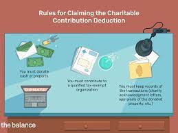 Tax Deductions For Charitable Donations