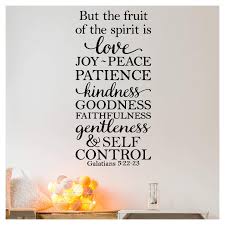 And whatsoever he doeth shall prosper. But The Fruit Of The Spirit Is Love Joy Peace Galatians 5 22 23 Vinyl Lettering Wall Quote Decal Art Sticker 42 X 20 Amazon In Home Kitchen