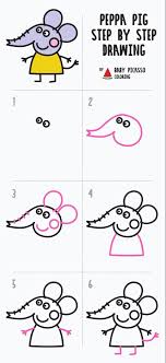 Subscribe for more new coloring videos everyday: How To Draw Emily Elephant Peppa Pig Drawing And Coloring Pages Youtube Peppa Pig Drawing Pig Drawing Peppa Pig