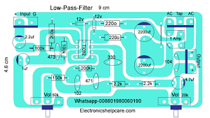 How To Make Only Bass Circuit Diagram Low Pass Filter Easy Diagram Circuit Diagram Electronic Circuit Projects Electrical Circuit Diagram