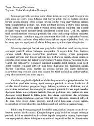 Karangan ini biasanya timbul dari sebuah penimbangan bahwa topik yang mana akan digarap adalah bersifat sangat kompleks. Semangat Patriotisme