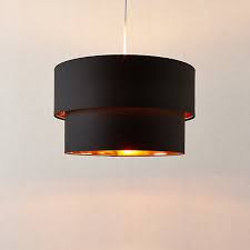 Simple frames step down to intersect a plane of concealed light, showcasing a modern silhouette. Didsbury Black Modern Lamp Shade D 400mm Diy At B Q