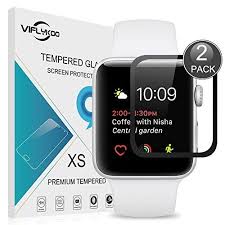 Apple Watch Serie 2 42mm Protecteur D Ecran 2 Pack Viflykoo Apple Watch Serie 2 Verre Trempe Hd Film Protection Protecteur Ecran Pour Apple Watch Serie 2 Iw