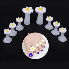 Bright summer nails, cheerful nails, drawings on nails, flower nail art, manicure by summer dress. 8pcs Set Toe Silicone Separator Nail Art Diy Tool Pedicure Flower Waterdrop Crystal Diamond Pearl Separator Foot Care Tools Toe Separators Aliexpress