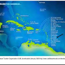 Barbados On Map Of Caribbean Map Of The Caribbean Showing Location Of Barbados | Download Scientific  Diagram