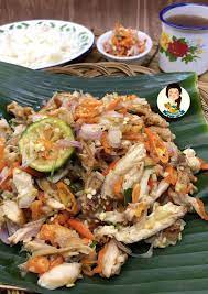 Ayam Suwir Sambal Matah Cooking With Sheila Resep Ayam Sehat Resep Ayam Suwir Resep Makanan Asia