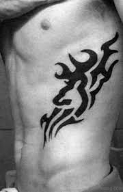 Rib cage tattoos with lettering or names are amazing for women and men. 54 Best Tribal Tattoos For Rib