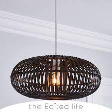 Abrielle Easy Fit Black Pendant In 2021 Black Table Lamps Ceiling Lights Ceiling Lights Living Room