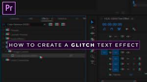 Simply drag & drop any preset. How To Create A Glitch Text Effect In Adobe Premiere Pro