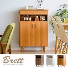 楽天市場 キャビネット 木製 北欧 電話台 ファックス台 収納棚 faxキャビネット fax台 brett ブレット 扉付き 木製 コード シンプル おしゃれ リビング 玄関 ルーター収納 ホワイト 白 ナチュラル モデム ダイニング サイドボード 引き出し チェスト かわいい モダン