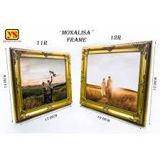 Fine art photography and other types of professional art — whether bought at an art fair, gallery show or directly from the artist — are often sold in just a few sizes, and there are customary mat board and frame sizes for all of them. Graduation Family Wedding Photo Frame Monalisa Frame Gold Colour 8r 11r 12r Size Ready Stock Shopee Malaysia