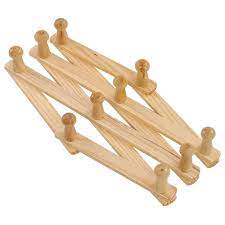 Achetez en toute sécurité et au meilleur prix sur ebay, la livraison est rapide. Porte Manteau En Bois Naturel Accordeon Extensible Crochet De Placard Porte Manteau Pliable 10 Crochets Aliexpress