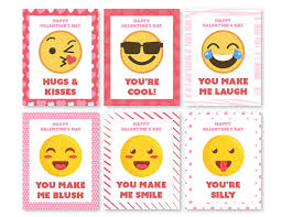 Just head to our printable cards or photo cards section. Emoji Printable Valentine S Day Cards For Kids 730 Sage Street