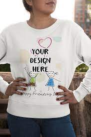 Male long sleeves sweatshirt mockup. Crewneck Sweatshirt Mockup Free Mockup Generator