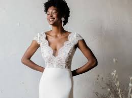 Tsbridal beach wedding dress long sleeves round neck lace wedding gowns. Wedding Dresses With Sleeves A Be Bridal Shop